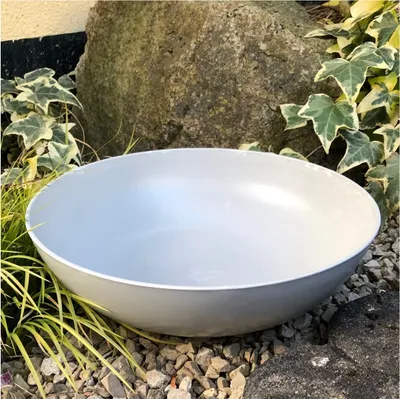 Produktbild von Herz Pflanztopf Pflanzherz Pflanzgefäß Pflanzschale Gartendekoration Kunststoff Steinoptik Schale 30cm grau