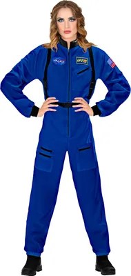 Image de Combinaison astronaute bleue pour femmes XL