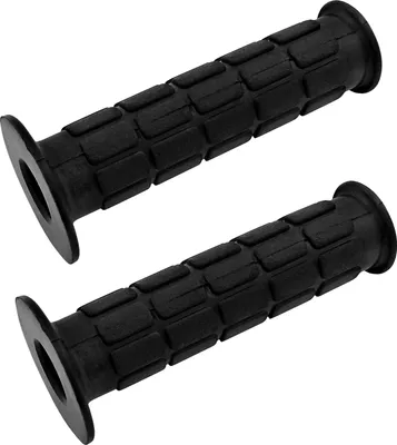Immagine prodotto di Set: manubrio per impugnatura a farfalla e presa stretta, motivo a cialde, nero - Simson S50, S51, S70, SR50, SR80