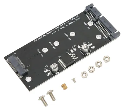 Image de Carte adaptatrice SSD M.2 SATA vers SATA : performances stables, solution pratique pour ordinateurs portables et de bureau