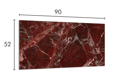 Produktbild von Glasherdplattenschutz 90x52 Marmor