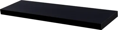 Produktbild von Harbour Housewares Moderne schwebende Wandregale – 100 cm – Schwarz