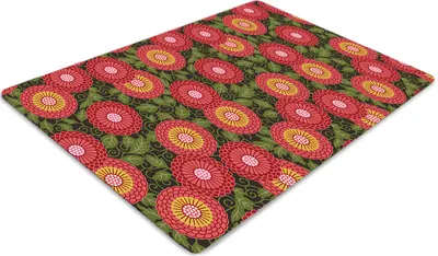 Obrázek produktu pro Podložka pod kancelářskou židli 120 cm x 90 cm Podložka pod kancelářskou židli - Geometrické květy