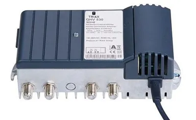 Immagine prodotto di TRIAX GHV 530 BK Hausanschlussverstärker 20 dB NF für GHV 30E (323142)