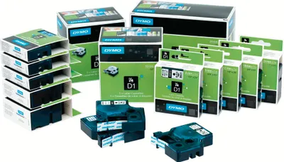 Obrázok produktu pre Páska na písanie D1 45016 čierna/modrá 12mmx7m DYMO