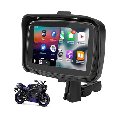 Imagen del producto de Navegador inalámbrico de 5 pulgadas, resistente al agua, para motocicletas, portátil
