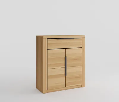 Produktbild von Schuhkommode Schrank Brest Kernbuche geölt Teilmassiv Breite 80cm Garderobe