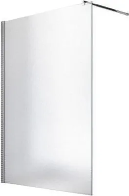 A shower wall panel is shown against a white background.