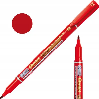 Produktbild von FOLIOPIS WASSERFESTER Permanentmarker mittlerer Stift 1 mm Pentel ROT