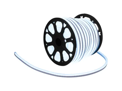 LED Lichtschlauch NEON FLEX 230V Slim - KALTWEISS - 100cm Zuschnitt - Anfertigung nach Mass