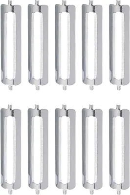 Produktbild von 10 Stück Sparschäler Ersatzklinge,Ersatzklingen für Spargelschäler Tupperware Ersatzklinge, Peeler,SchäLer,KartoffelschäLer,GemüSeschäLer,GurkenschäLer,ObstschäLer,KarottenschäLer