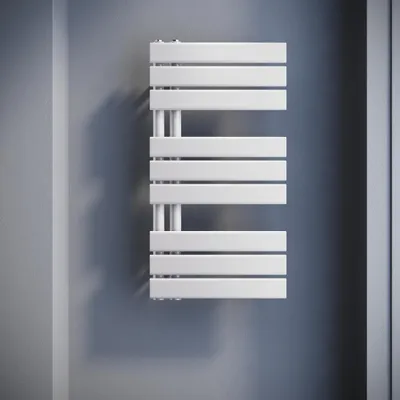 Zdjęcie produktu dla SONNI Grzejnik pionowy, panelowy, jednowarstwowy, biały, 762×400 mm. Ogrzewanie wodne lub elektryczne (bez grzałki)