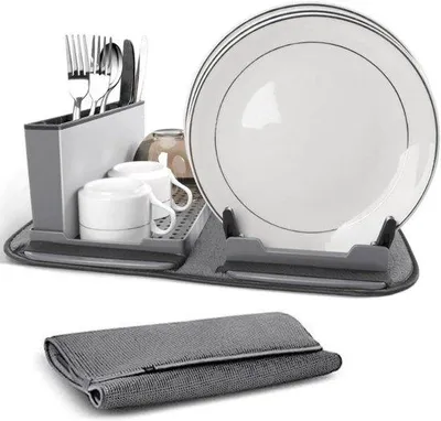 Image de Sécher les verres et les assiettes - pliable