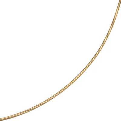 Produktbild von 1,1mm Halsreif Reif 14Kt 585 Gold Gelbgold rund 50cm Halskette Halsschmuck