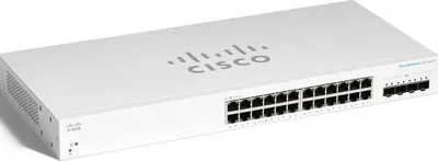 Immagine prodotto di Cisco CBS220-24T-4X, gestito, L2, Gigabit Ethernet (10/100/1000), montaggio su rack