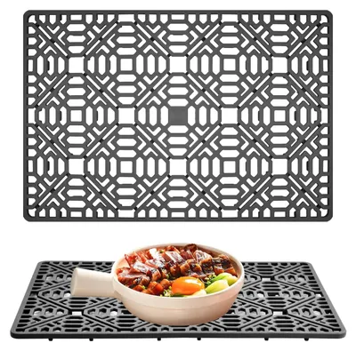 Obrázek produktu pro Silikonová podložka pod nádobí, 40 x 27 cm, odolná vůči teplu a s protiskluzovou úpravou