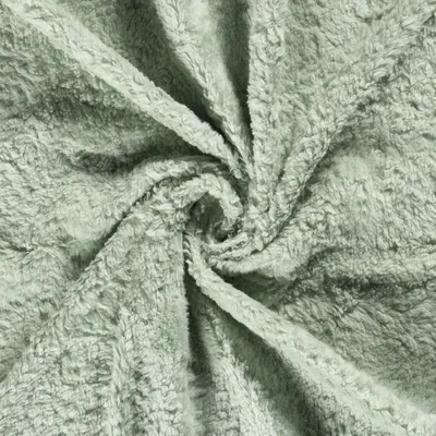 50x150cm Teddystoff Baumwollstoff OEKO - Tex 100 Meterware am Stück minze