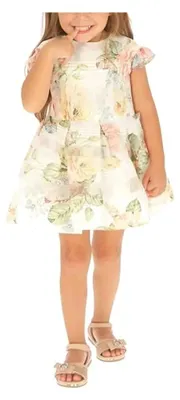 Produktbild von Mayoral Kleid für Mädchen 7 Jahre – elegantes Blumenkleid für Zeremonie, Hochzei