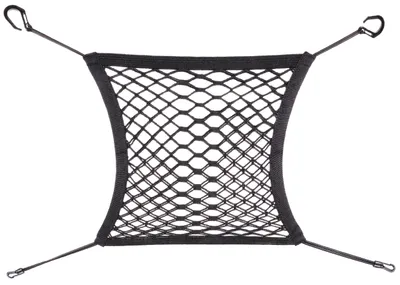 Immagine prodotto di Rete per bagagli WALSER, rete di trasporto per auto per i sedili anteriori, rete di sicurezza per auto, rete di protezione per auto, rete di sicurezza per auto 25x30 cm