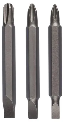 Produktbild von Doppelklingen-Set für Phillips-Kreuzschlitz-/Längsschlitzschrauben (PH,S) 3-tlg.