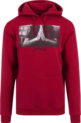 Produktbild von Mister Tee Hoody - PRAY rubinrot - XL