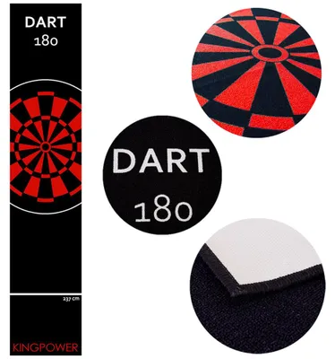 Image de Dart Tapis 290 x 60 cm Darts Fléchettes Tournoi Paillet de Fléchettes Kingpower
