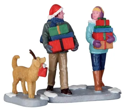 Productafbeelding van Kerstfiguur Christmas party set of 2 Lemax