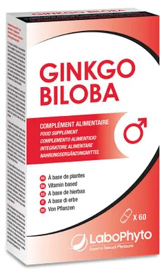 Image de Ginkgo biloba (60 caps)