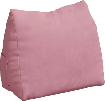 Immagine prodotto di vidaXL Cuscino posteriore rosa 45 x 20 x 35 cm in tessuto a coste