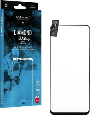 Produktbild von MyScreen DIAMOND GLASS edge Vollkleber Schwarz