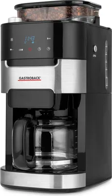 Immagine prodotto di GASTROBACK 42711 Macchina da caffè automatica Grind&Brew Pro 12 tazze 900 watt acciaio inox/nero