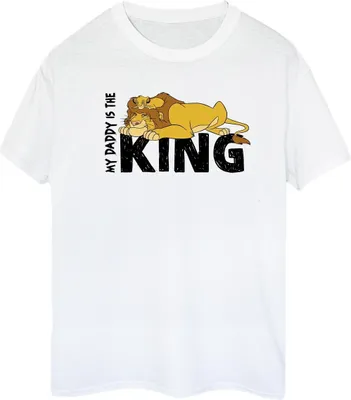 Produktbild von Disney - "The Lion King Daddy Is King" T-Shirt für Damen BI29519 (XL) (Weiß)