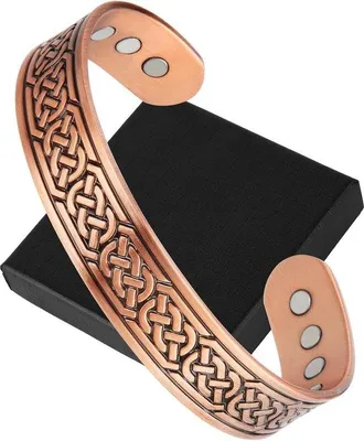 Produktbild von Magnetarmband 12 Magnete einstellbar schwarz