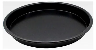 Produktbild von Rundes Pizza-Backblech, Pizzablech - Schwarz, 23 cm