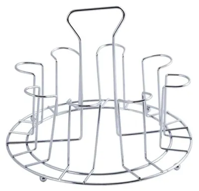 Produktbild von Edelstahl-Abtropfgestell mit umgekehrtem Design zur Beschleunigung des Trocknungsprozesses