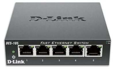 Produktbild von D-Link DES-105/V/E 5-Port Switch