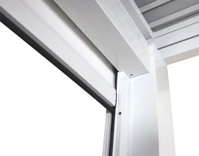 Produktbild von Pergola HWC-L46 mit 6x Seitenwand, Gartenpavillon Lamellen-Pavillon Rollo, 11cm-Alu-Gestell, sturmfest 3x6m  weiß