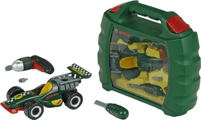 Produktbild von Theo Klein 8395 Bosch Grand Prix Koffer + Ixolino II