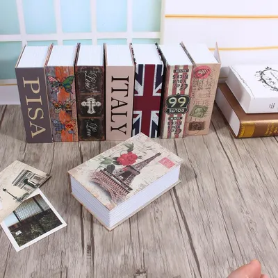 Zdjęcie produktu dla Dictionary Book Secret Safe Security Box Money Cash Jewelry Lock Box (Tour Eiffel Type)