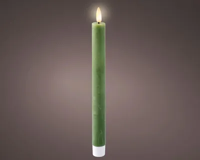 Obrázek produktu pro Špičatá vosková svíčka LED gn 2ks