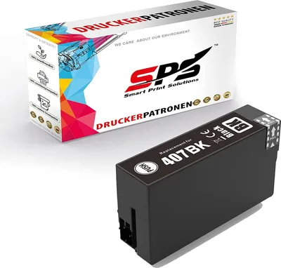 Produktbild von Kompatibel für Epson WorkForce Pro WF 4745 DTWF / C13T07U140 / 407  Druckerpatrone Schwarz