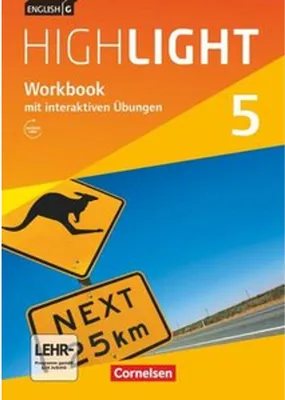 Immagine prodotto di English G Highlight Band 5: 9. Schuljahr - Hauptschule - Workbook mit Audios online und interaktiven Übungen auf scook.de