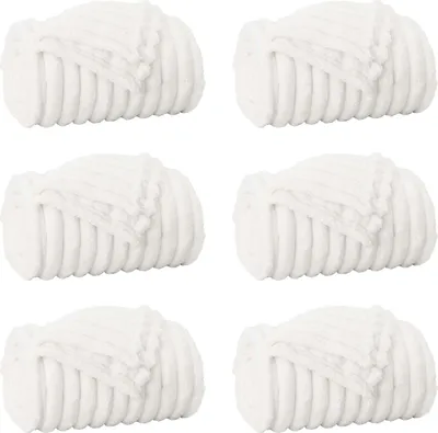 Produktbild von vidaXL Wohndecken 6 pcs Weiß 240 x 220 cm Fleece