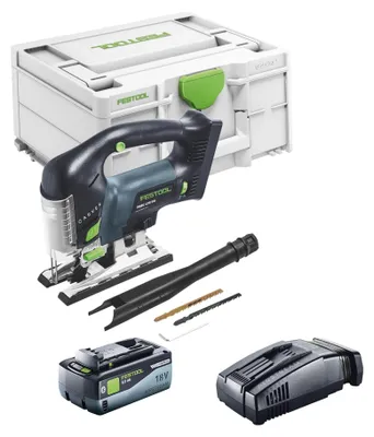Produktbild von Festool CARVEX PSBC 420 EB-Basic Akku Pendelstichsäge 18 V 120 mm Brushless + 1x Akku 8,0 Ah + Schnellladegerät + Systainer