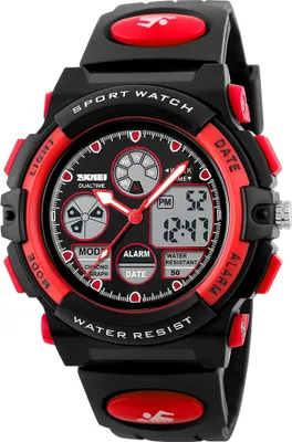Produktbild von SKMEI Kinderuhr Digital Quarz Armbanduhr LED Leuchtend Wasserdicht Kinderarmbanduhr Uhr für Jungen Maedchen