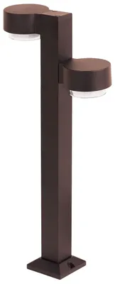 Obrázek produktu pro BELIANI Světelný sloupek hnědý hliník 60 cm LED svítidlo na chodník venkovní zahradní osvětlení moderní design zahrada