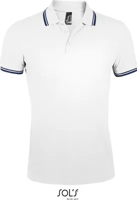 Immagine prodotto di SOLs 00577 | Polo da uomo Pasadena - Colore: Bianco/Navy - Taglia: M