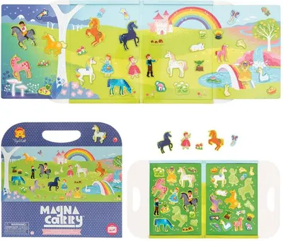 Productafbeelding van Magna Carry - Unicorns (magnetic game)