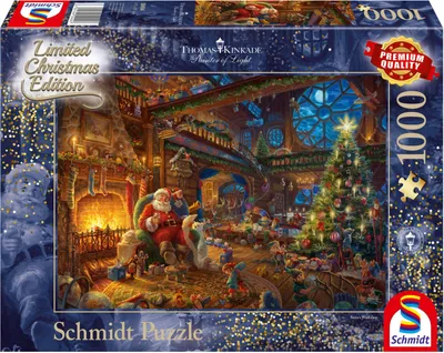Produktbild von SCHMIDT Puzzle Werkstatt des Weihnachtsmanns 1000 Teile