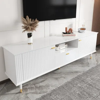 Produktbild von TV-Schrank mit Schubladen,TV-Ständer, Soft-Close-Scharniere Esszimmer